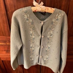 Aqua DKNY Evening Sweater M